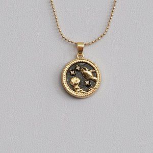 18K Gold-Plated Cancer Necklace